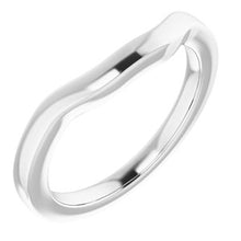 Charger l'image dans la galerie, Sterling Silver Band for 5.5 mm Square Ring
