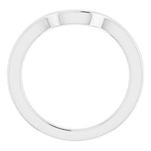 Charger l'image dans la galerie, Sterling Silver Band for 7x5 mm Emerald Ring
