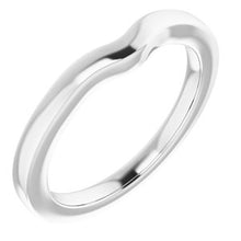Charger l'image dans la galerie, Sterling Silver Band for 4.1 mm Round Ring
