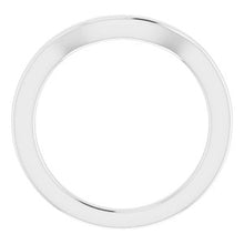 Charger l'image dans la galerie, Sterling Silver Band for 5 mm Square Ring
