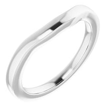 Charger l'image dans la galerie, Sterling Silver Band for 4 mm Square Ring

