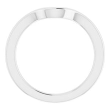Charger l'image dans la galerie, Sterling Silver Band for 8x6 mm Oval Ring
