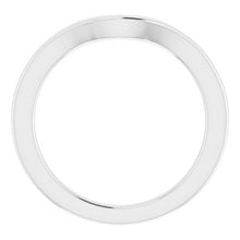 Charger l'image dans la galerie, Sterling Silver Band for 6 mm Cushion Ring

