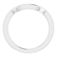 Charger l'image dans la galerie, Sterling Silver Band for 6.5 mm Square Ring
