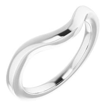 Charger l'image dans la galerie, Sterling Silver Band for 9.4 mm Round Ring
