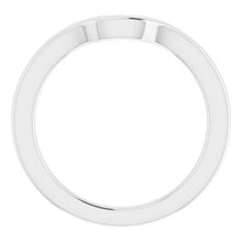 Charger l'image dans la galerie, Sterling Silver Band for 6x4 mm Emerald Ring
