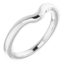 Charger l'image dans la galerie, Sterling Silver Band for 7x5 mm Oval Ring
