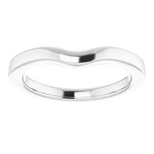Charger l'image dans la galerie, Sterling Silver Band for 5 mm Cushion Ring
