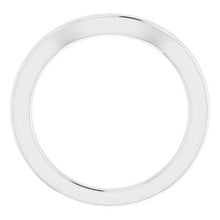 Charger l'image dans la galerie, Sterling Silver Band for 4.5 mm Square Ring
