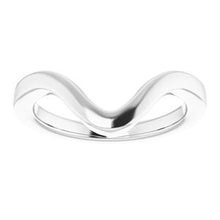 Charger l'image dans la galerie, Sterling Silver Band for 12x8 mm Pear Ring
