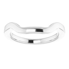 Charger l'image dans la galerie, Sterling Silver Band for 8 mm Square Ring
