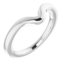 Charger l'image dans la galerie, Sterling Silver Band for 9x4.5 mm Marquise Ring

