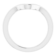 Charger l'image dans la galerie, Sterling Silver Band for 9x6 mm Pear Ring
