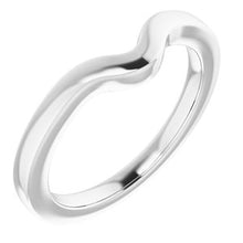 Charger l'image dans la galerie, Sterling Silver Band for 6x4 mm Pear Ring
