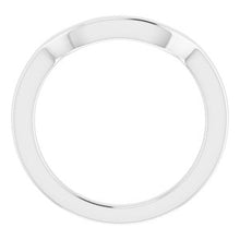 Charger l'image dans la galerie, Sterling Silver Band for 7.5 mm Square Ring
