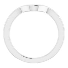 Charger l'image dans la galerie, Sterling Silver Band for 8x6 mm Pear Ring
