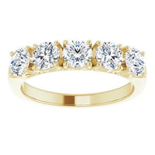 Load image into Gallery viewer, 14K Yellow 1 1/6 CTW Diamond Anniversary Band
