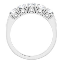 Load image into Gallery viewer, Platinum 1 CTW Diamond Anniversary Band
