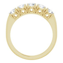 Charger l&#39;image dans la galerie, Jonc anniversaire en diamant 14K jaune 1 CTW
