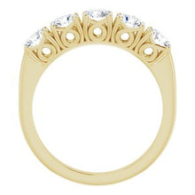 Load image into Gallery viewer, 14K Yellow 1 1/6 CTW Diamond Anniversary Band
