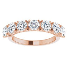 Load image into Gallery viewer, 14K Rose 1 3/4 CTW Diamond Anniversary Band
