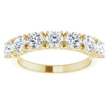 Load image into Gallery viewer, 14K Yellow 1 3/8 CTW Diamond Anniversary Band
