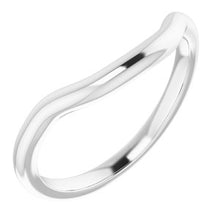Load image into Gallery viewer, Sterling Silver Band for 11 mm Cushion Ring
