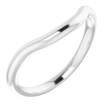 Charger l'image dans la galerie, Sterling Silver Band for 10 mm Cushion Ring
