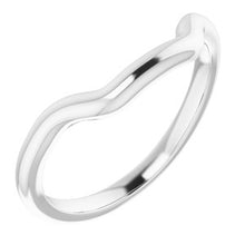 Load image into Gallery viewer, Sterling Silver Band for 10 mm Square Ring

