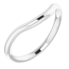 Charger l'image dans la galerie, Sterling Silver Band for 9 mm Cushion Ring
