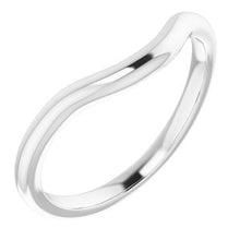 Charger l'image dans la galerie, Sterling Silver Band for 9.4 mm Round Ring
