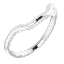 Load image into Gallery viewer, Sterling Silver Band for 12x10 mm Emerald Ring
