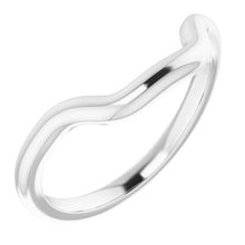Load image into Gallery viewer, Sterling Silver Band for 14x10 mm Emerald Ring
