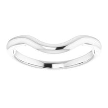 Charger l'image dans la galerie, Sterling Silver Band for 9x4.5 mm Marquise Ring

