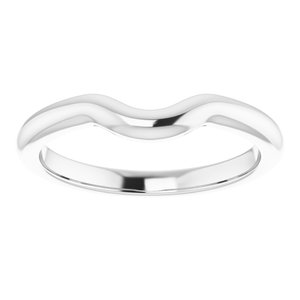 Sterling Silver Band for 6x4 mm Oval Ring