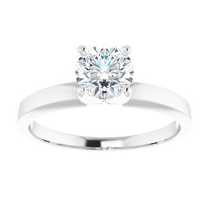Lab-Grown Diamond Solitaire Engagement Ring 