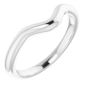 Sterling Silver Band for 10x8 mm Oval Ring
