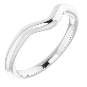 Sterling Silver Band for 8x6 mm Oval Ring