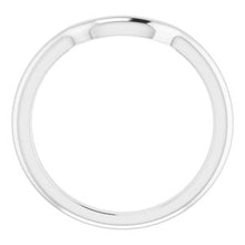 Load image into Gallery viewer, Sterling Silver Band for 8x6 mm Emerald Ring
