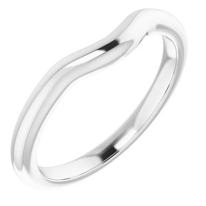 Sterling Silver Band for 7 mm Round Ring