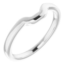 Charger l'image dans la galerie, Sterling Silver Band for 6x4 mm Emerald Ring
