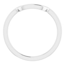 Load image into Gallery viewer, Sterling Silver Band for 7.5 mm Square Ring
