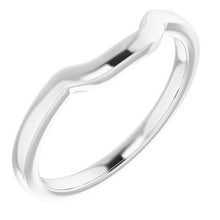 Load image into Gallery viewer, Sterling Silver Band for 5.5 mm Square Ring
