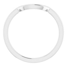 Charger l'image dans la galerie, Sterling Silver Band for 8 mm Cushion Ring
