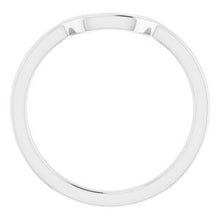 Load image into Gallery viewer, Sterling Silver Band for 7x5 mm Emerald Ring
