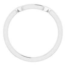 Load image into Gallery viewer, Sterling Silver Band for 8 mm Square Ring
