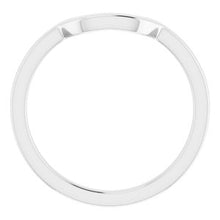 Load image into Gallery viewer, Sterling Silver Band for 8x6 mm Emerald Ring
