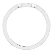 Charger l'image dans la galerie, Sterling Silver Band for 6x4 mm Emerald Ring
