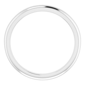 Sterling Silver Band for Band 6 x 6 mm Ring