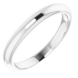 Sterling Silver Band for Band 5 x 3 mm Ring